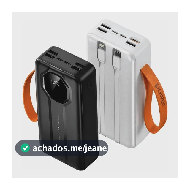 Power Bank Portatil 30000 22.5w Digital Cabos Ios Android