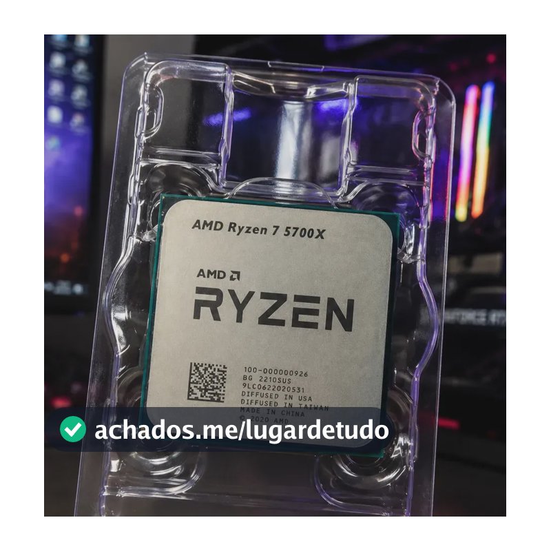 Processador Amd Ryzen 7 5700x Oem Sem Cooler