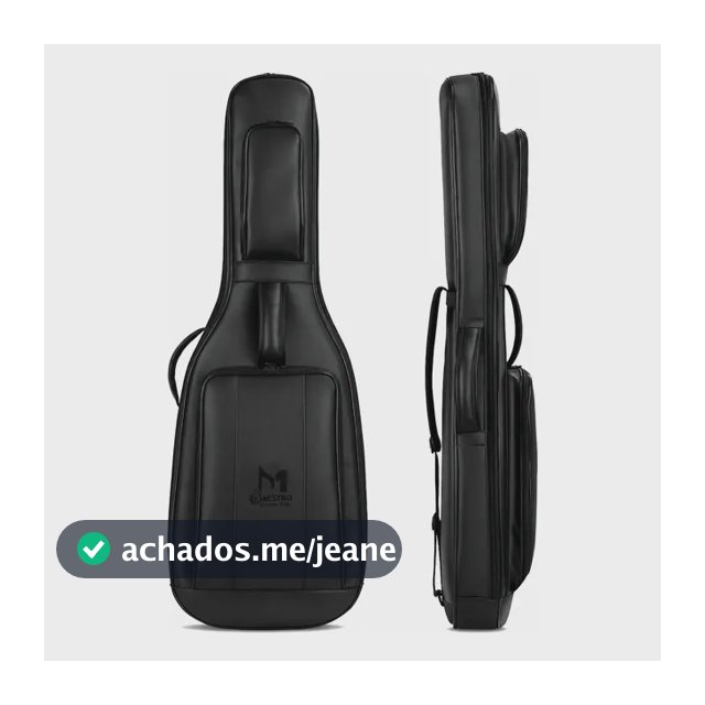 Bag 100% Couro Ecológico Para Guitarra Ce