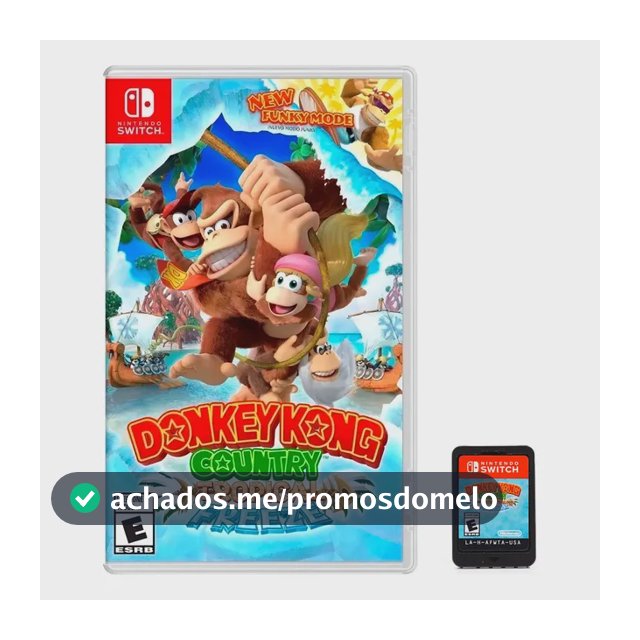Jogo Donkey Kong Country Tropical Freeze Nintendo Switch - Físico