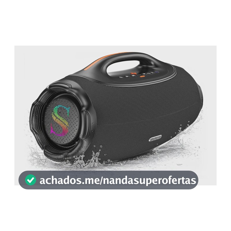 Caixa De Som Sabala Dr-500-wl4 500w 81000mah  Bluetooth V6.0 Preto 127/220v