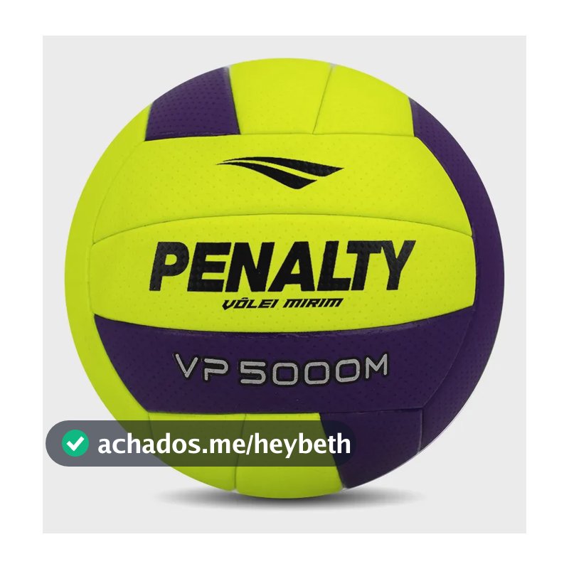 Bola de Vôlei Mirim Penalty VP 5000M X Infantil Oficial Laminado PU Construção Termotec Sem Costura para Treino Competição Infantil e Juvenil em Quadra Indoor