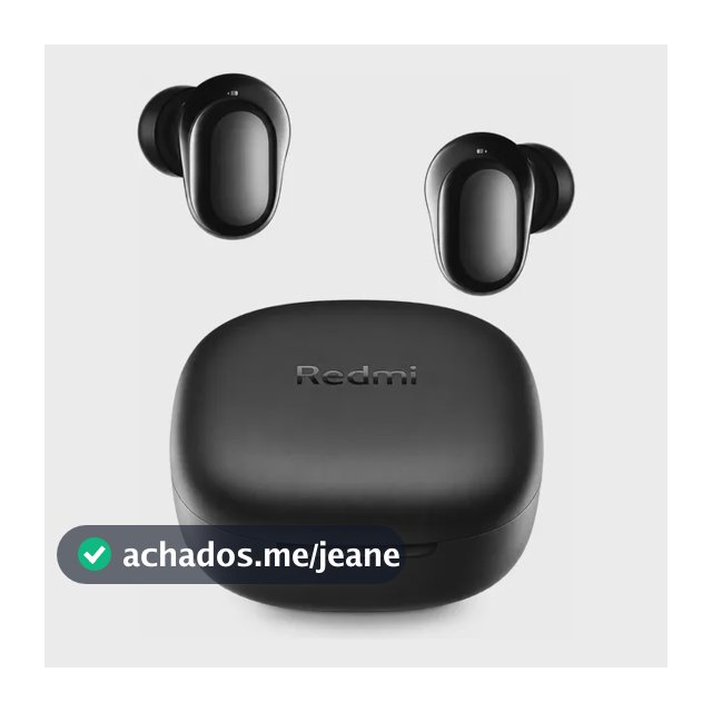 Fone De Ouvido Sem Fio Xiaomi Redmi Buds 6 Play Bluetooth5.4 Preto