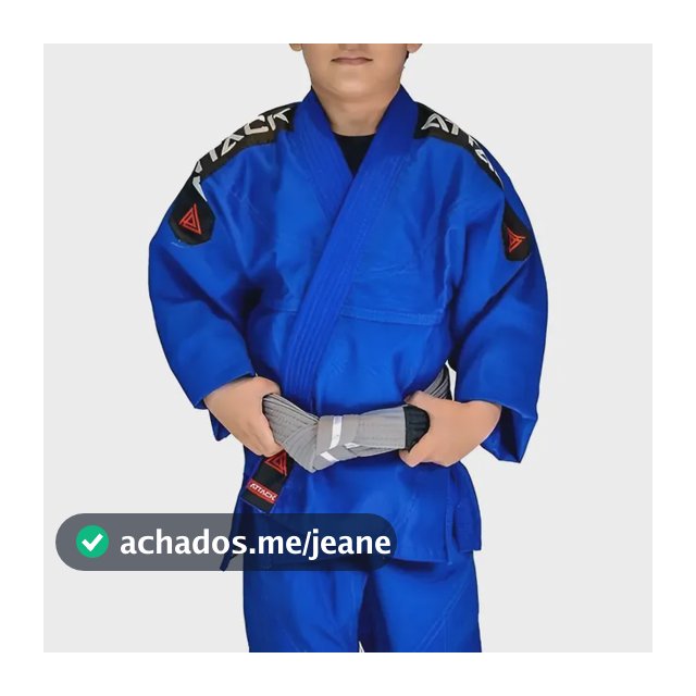 Kimono Infantil Jiu Jitsu E Judô Azul