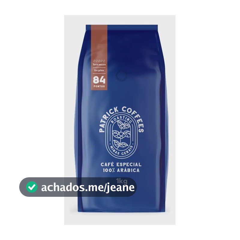 Café Especial Patrick Coffees 84 Pontos Em Grãos 1kg