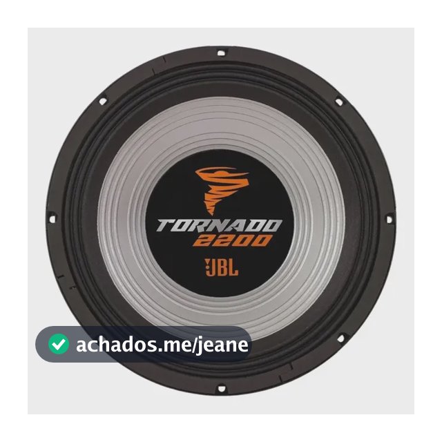Jbl Tornado 15swt2200 Preto Preto