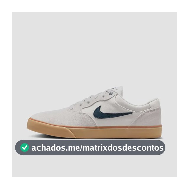 Tênis Nike Sb Chron 2 Masculino Cinza/branco 44 Br