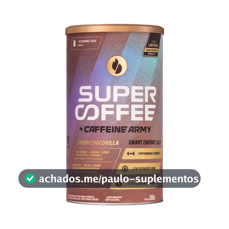 Supercoffee 3.0 380g Super Coffee Caffeine Army Sabor Choconilla
