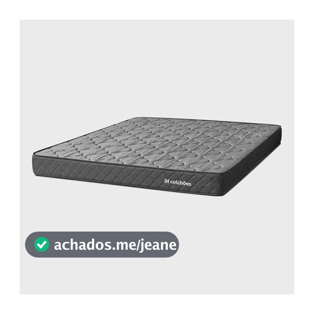 Colchão Casal Ortopédico Espuma D45 Extra Firme 138x188x17cm BF Colchões