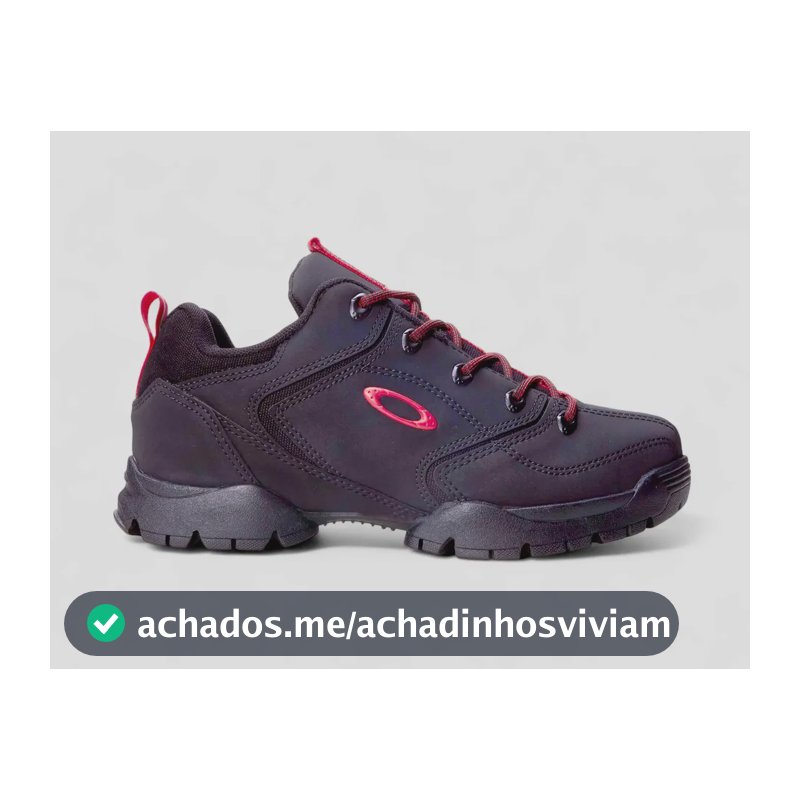 Tênis Masculino Flak 365 Ii Lite Oakley Preto/vermelho Liso 39 Br