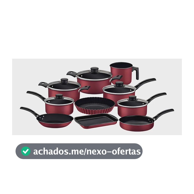 Conjunto De Panela Antiaderente Turim 10 Pçs Ver Tramontina