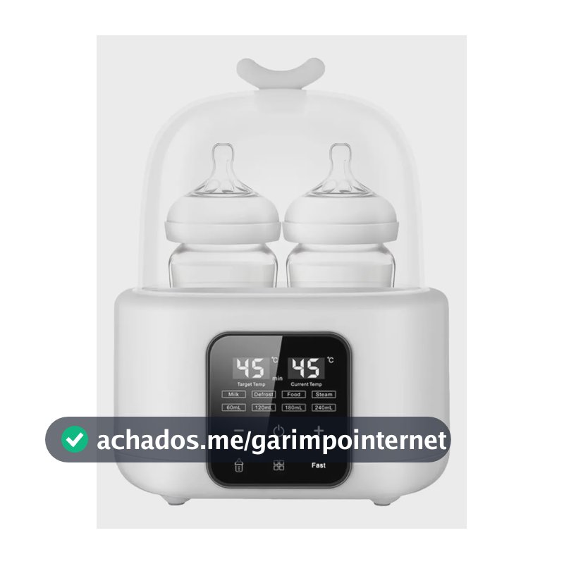 Aquecedor E Esterilizador Mamadeira Para Bebe Cor Branco Branco 220v