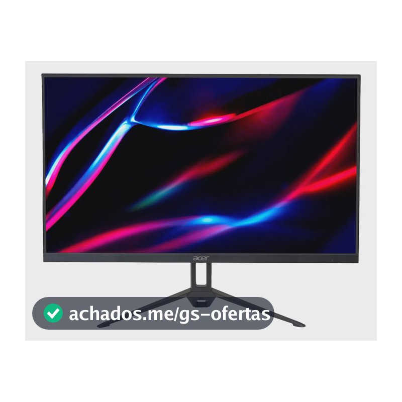 Monitor Gamer 27" Acer Nitro KG3 KG273 G0bi com Tela IPS Full HD 120Hz 1ms VRB Adaptive Sync Game Mode AcerVision Care e Design ZeroFrame