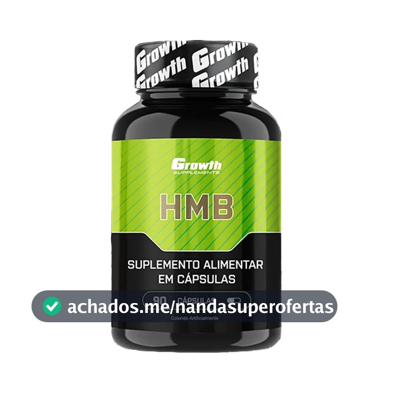 Hmb 90 Cápsulas Growth Supplements Sem Sabor