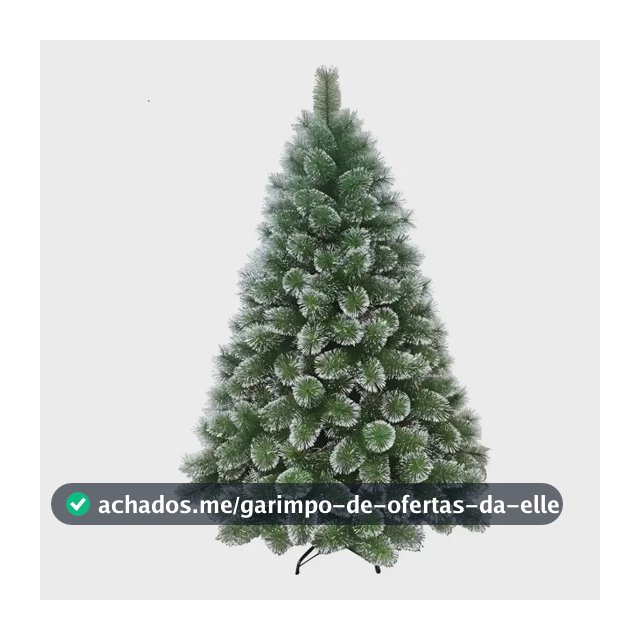 Árvore De Natal Pinheiro Neve 1,80m 360 Galhos Pom Pom Verde Com Pontas Nevada Grande Pinheiro Toque De Neve Cheia Luxo LuvinCo
