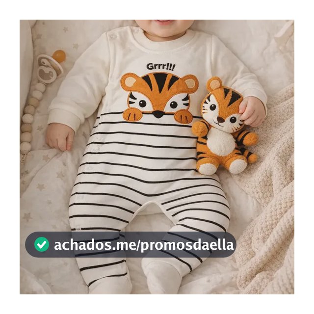 Roupa De Bebê Macacão Longo Suedine Bordado Verão Algodão
