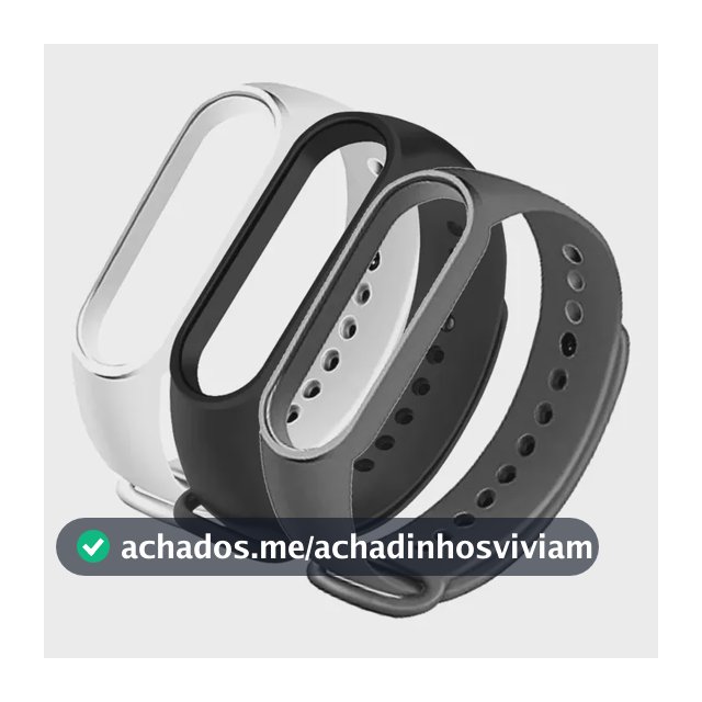 Kit 3 Pulseira Para Smartwatch Compativel Com Mi Band 7 6 5