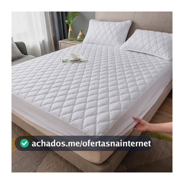 Capa Protetora Colchão Box Casal Padrão Matelado Impermeável