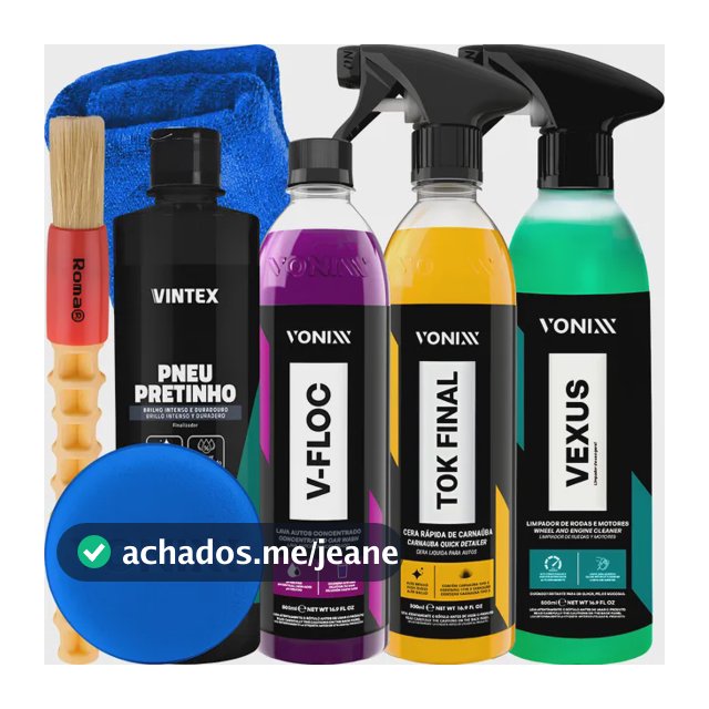 Kit Shampoo V-floc Cera Tok Final Vexus Vonixx Pretinho Vint