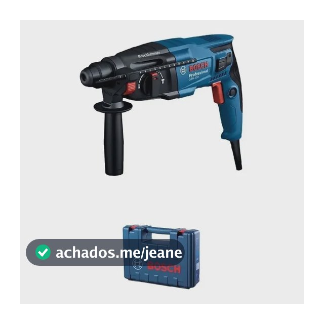 Martelete Perfurador Rompedor Bosch Professional Gbh 220 Azul Com 720w De Potência 220v