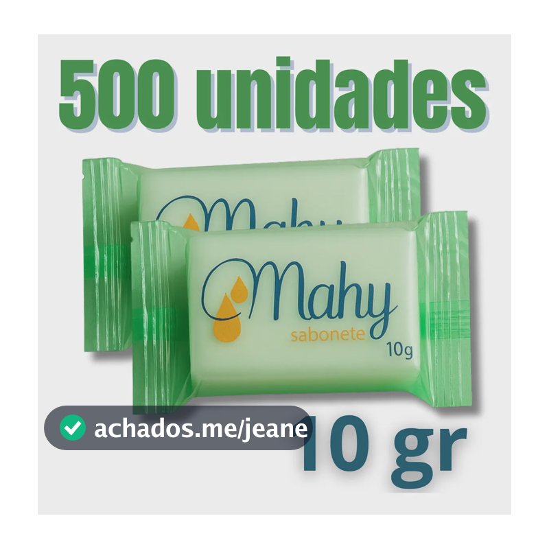 500 Mini Sabonete Floral 10 gramas Hotel Motel Pousada Hospital