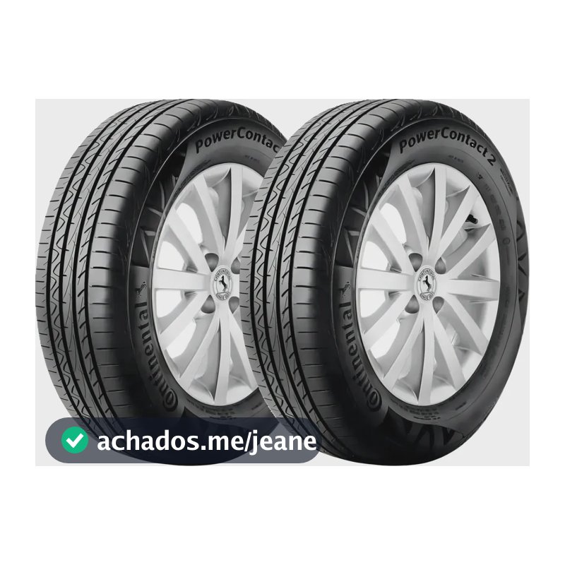 Kit 2 Pneus 205/55R16 Continental PowerContact 2 91V Aro 16