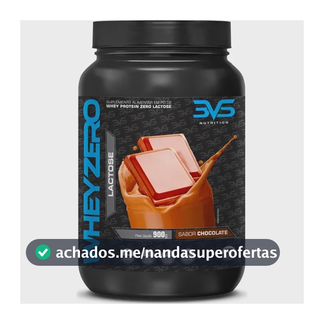 Whey Zero Lactose 900g Sabor: Chocolate - Fórmula Exclusiva com 21g De Proteína Por Dose