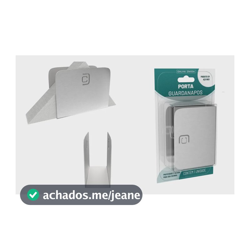 Kit 10 Porta Guardanapo Aço Inox Mesa Casa Bar Restaurante Escovado