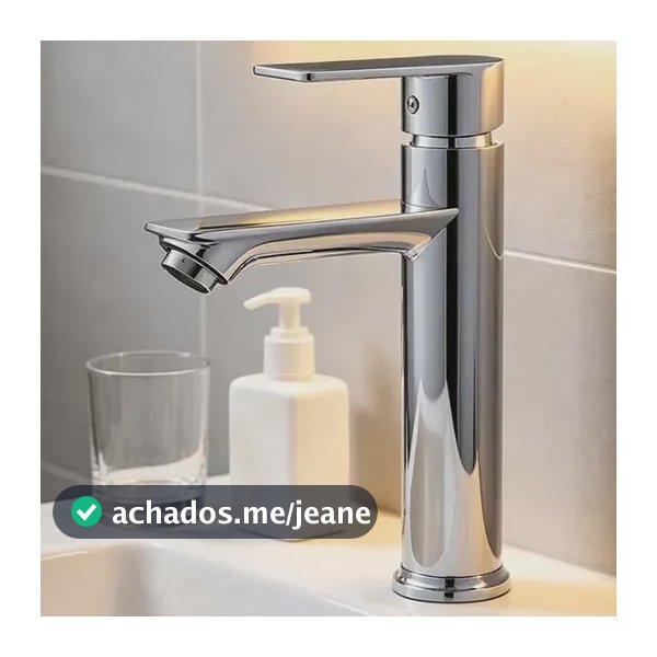 Torneira Misturador Banheiro Monocomando Alta Luxo Cromada Prata Aço Inoxidável + ABS Torneira Banheiro Quente E Frio Design Moderno Torneira Monocomando Banheiro Alta Qualidade Winda