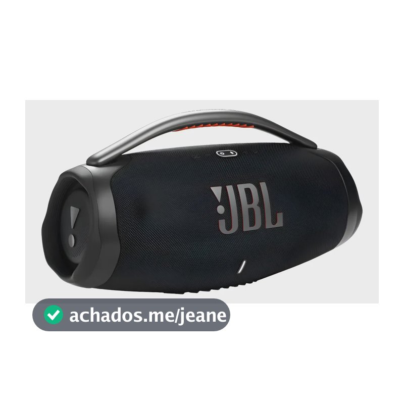 Caixa De Som Bluetooth Jbl Boombox 3 Preto Black 127/220v