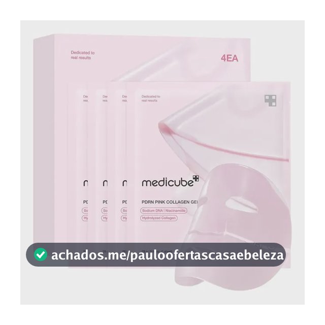 Máscara Colágeno Medicube Pdrn Rosa Hidratante Coreana 4un