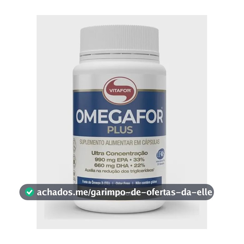 Ômegafor Plus Ultra Concentrado 60 Caps Original - Vitafor