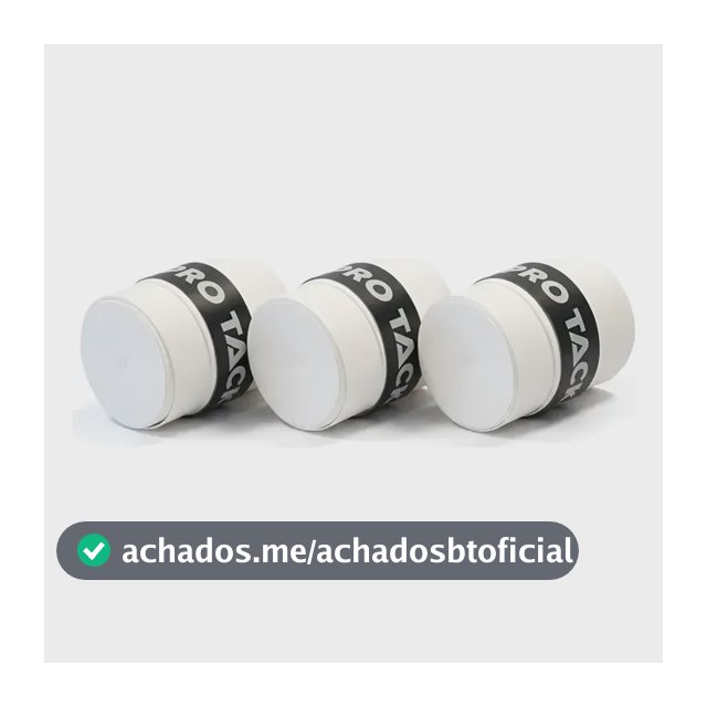 Overgrip Ama Sports Pro Tack Raquete Branco 3 Unidades Branco