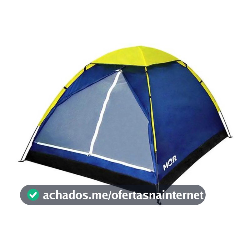 Barraca Camping Iglu Para 3 Pessoas Azul Mor