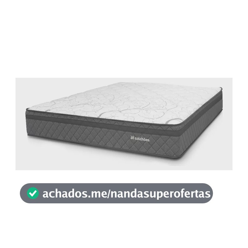 Colchão King Ortopédico Espuma D45 193x203x24cm BF Colchões