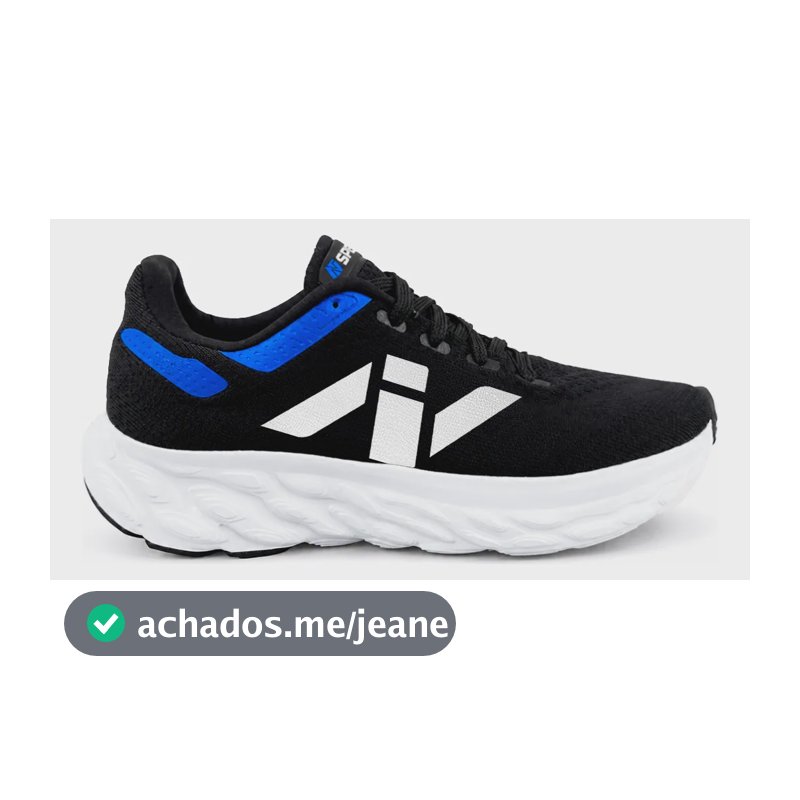 Tênis New Speed Extreme Esporte Corrida Academia Preto/azul 40 Br