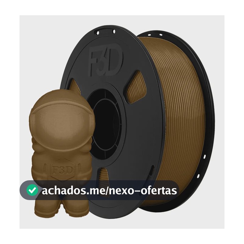Filamento Pla Premium 1kg Cobre High Speed Impressora 3d