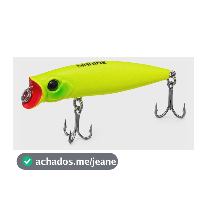 Isca Artificial Meia Água Brava 77 Marine 24 ´- Fluorescente