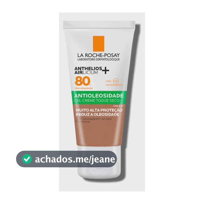 Cuidado Facial Anthelios Airlicium+ Fps80 4.0 La Roche-posay Oleosa Dia