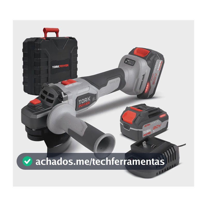 Esmerilhadeira Lixadeira Angular Industrial Sem Fio 10k Rpm Cinza 127/220v