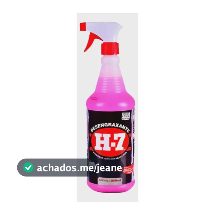 Desengraxante biodegradável Multius Limpeza Pesada H-7 500Ml