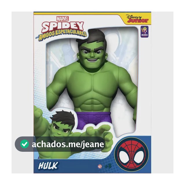 Boneco Amigos Espetaculares Hulk 45 Cm - Mimo