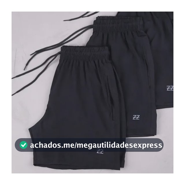 Kit 3 Bermudas Masculinas Academia Treino Praia Verão Fit