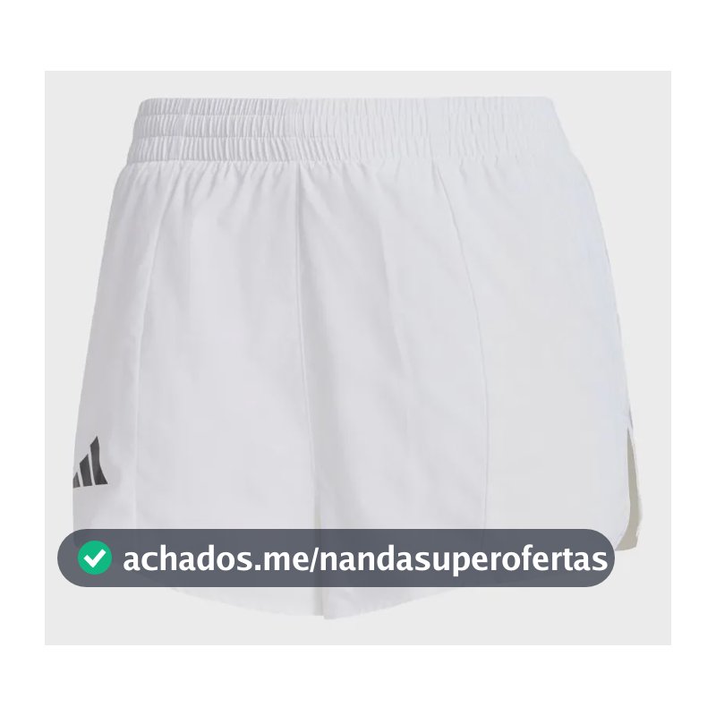 Shorts Corrida Adizero Essentials adidas Branco Liso G