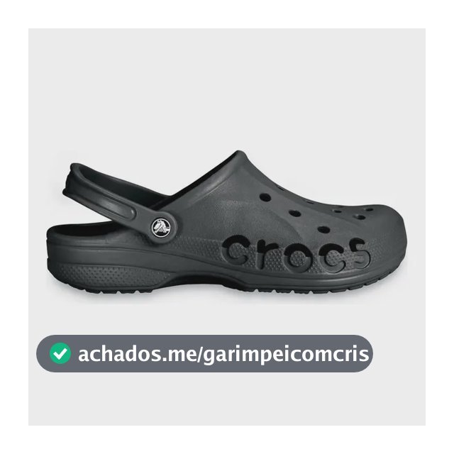 Sandália Crocs Baya Clog Black