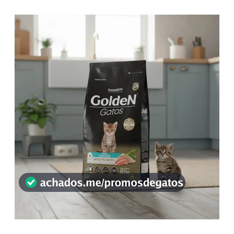 Ração Golden Para Gatos Filhotes Sabor Frango - 10,1kg