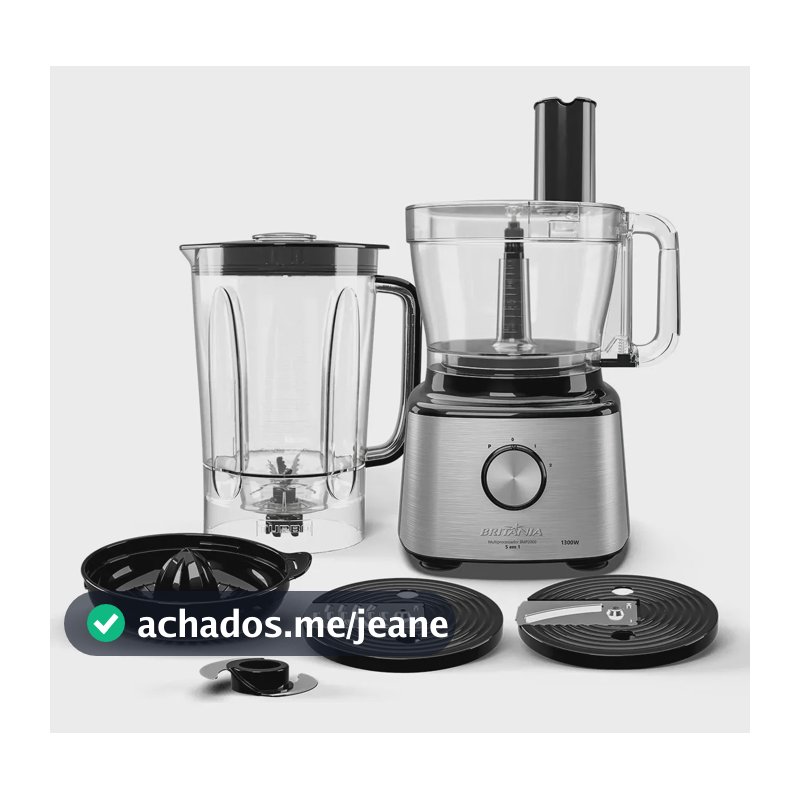 Multiprocessador Britânia Multifunções 5 em 1 1300W BMP2000 220V