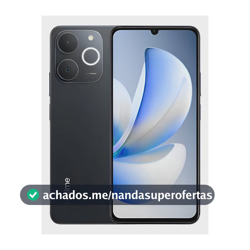 Smartphone Realme Note 70 Celular 4gb 256gb Preto
