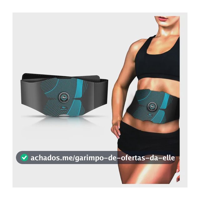 Eletroestimulador Anvisa Abdomên - Barriga - Tecnologia EMS/TENS - Relaxmedic