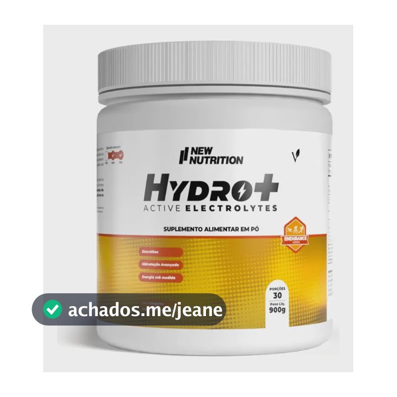 Isotônico Em Pó Hydro Plus 900g Newnutrition Sabor Tangerina